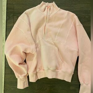 Offline (Aerie) cloud fleece quarter zip sweatshirt